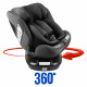 Aga Car Seat i-Size 360° 0-36 kg DS1824 Black