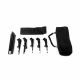 Aga Camping Folding Lounger Black