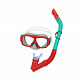 Bestway Diving Set Mask and Snorkel Red/Green