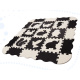 Aga Contrast foam puzzle 30 x 30 cm, 25 pieces Black-cream