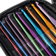 Set of crochet hooks for crocheting in Start ISO 10317 case