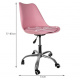 Office chair pink Malatec 16428