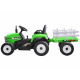 Electric Tractor with Trailer and Remote Control PA0242 Pink