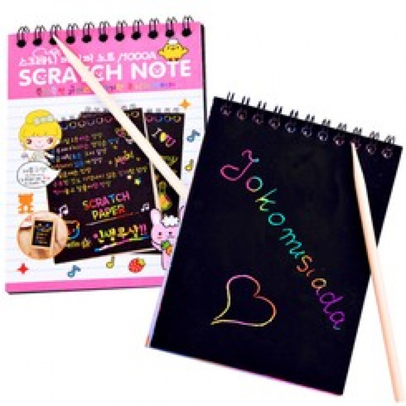 Scratch pad with pencil ZA3913 - Pink