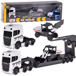 Licensed Metal Car SCANIA 770S + Trailer Bulldozer ZA5966 Universal