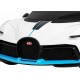Bugatti Divo Kids Electric Car White + Remote Control + EVA + Slow Start + LED MP3