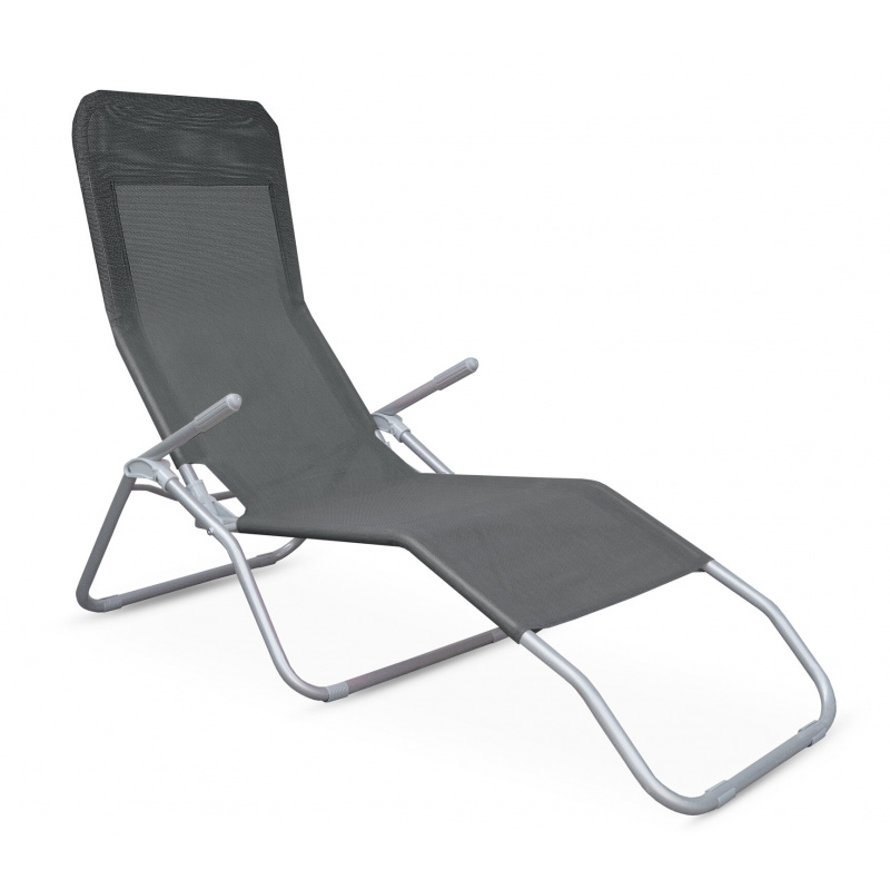Aga Garden Lounger SIESTA Light Grey