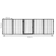 Fireplace barrier 300cm Kaminer BK-2961