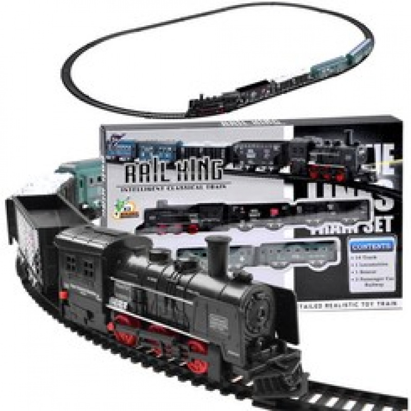 Electric train locomotive with wagons RC0448