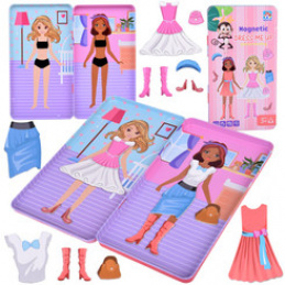 Magnetic Puzzle Dress Up Doll in Unique Stylizations ZA5198 Universal