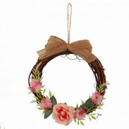 Hanging decoration with a bow