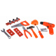 DIY set with tool belt for children 3+ Interactive screwdriver + accessories