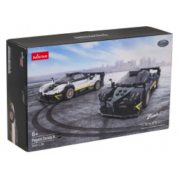 1:28 Pagani Zonda R Toy Car Black RASTAR