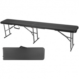 O9E FOLDING CATERING BENCH 180cm BLACK