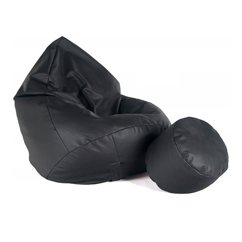 Aga Sofa bag XXXL + footrest Black