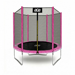 Aga SPORT TOP Trampoline 180 cm Pink + Safety Net