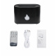 Aga Aroma diffuser with LED fire projection Black