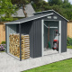 Aga Garden House 173x300x222 cm Dark Grey