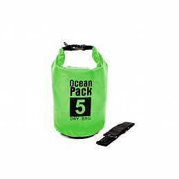 Aga Waterproof Dry Bag 5 L Green