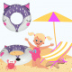 Children's swimming ring 80 cm fox