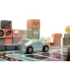 Aga Educational Wooden Cubes Race Track 160 pieces
