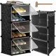 Variable shoe rack system 6 shelves ISO 12264