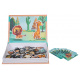 Magnetic Puzzle + Safari Book