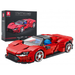 Sports Car Building Set Red 1069pcs.