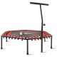 Aga Smart FITNESS Trampoline 130 cm Red + handle