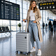 Linder Exclusiv Travel Suitcase 40x20x55 cm Light Grey