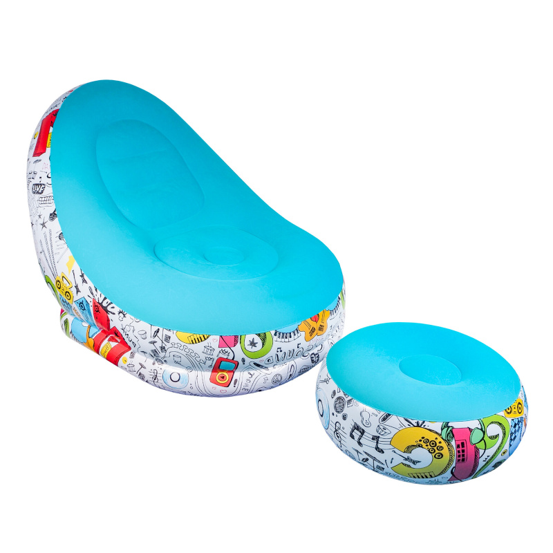 Aga Inflatable Chair with Ottoman DS2506
