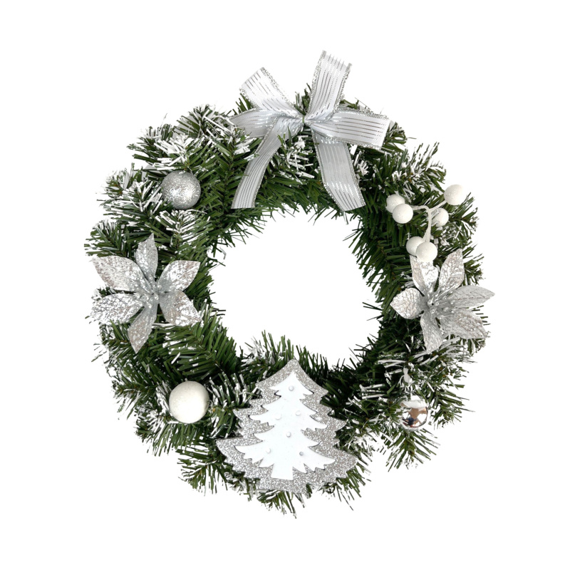 Aga Christmas Wreath 40 cm Silver
