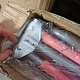 Aga Garden Reclining Lounger with Canopy Pink 6DAZ551 - SECOND QUALITY