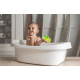 Green screw-on bath water turtle