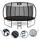 Aga SPORT EXCLUSIVE Trampoline 366 cm Black + protective net + ladder