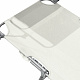 Linder Exclusiv Garden Lounger with Canopy Beige