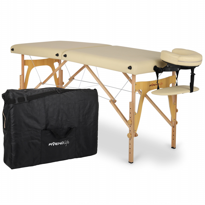 Habys Wooden Massage Table Beige