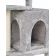 Aga Cat Scratching Post 42x49x136 cm Grey