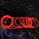 LED ambient lighting for car / car USB / 12V tape 3m red
