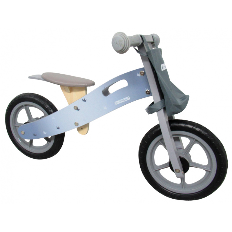 R-Sport Children's Wooden Balance Bike R10 Grey