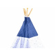 Children's teepee tent ZA3557 Tm. blue/White