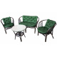 Aga Ratan Set Bahama Dark Brown/Green