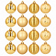 Aga Christmas baubles MIX 6cm 16pcs GIF5077 Gold