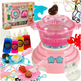 3D Crystal Glue Crystal Glue Magic Kitchen Creative Template Set 62 Items Pink
