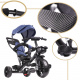 Aga Children's tricycle TRIKE FIX LITE Blue