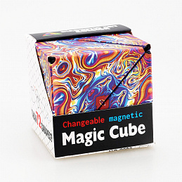 Magnetic multicolored cube