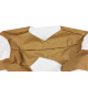 Aga Sofa bag BALL XXXL White - Brown