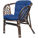 Aga Rattan set BAHAMA Choco Dark Blue