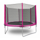 Aga SPORT TOP Trampoline 305 cm Pink + protective net