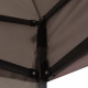 Aga Scissor stand PARTY 3x4,5m Brown